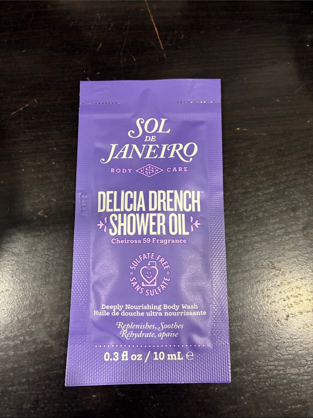 Sol de Janeiro Delicia Drench Shower Oil - Purple Sachet